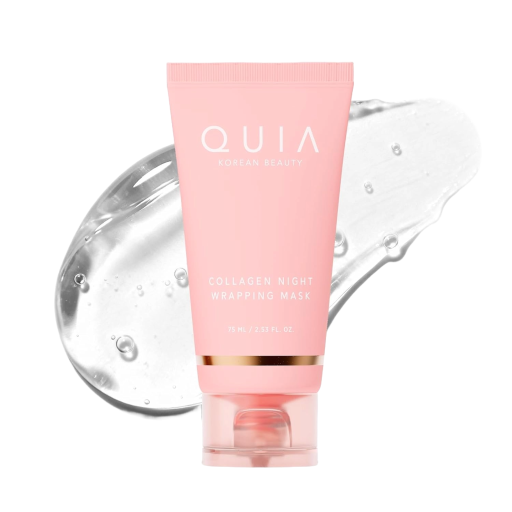 Pink collagen night mask tube